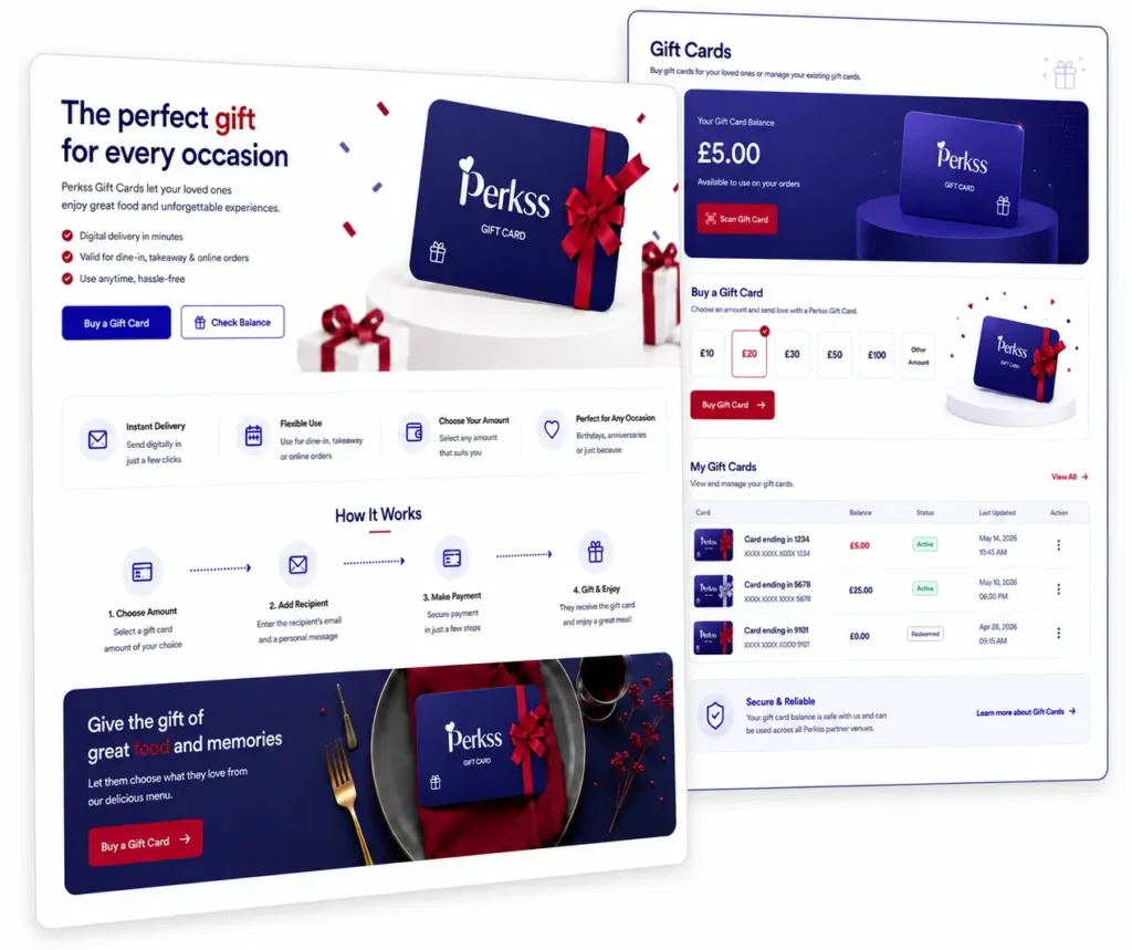 Step-by-step customer journey mapping how digital gift cards drive zero-cost marketing and advance capital.