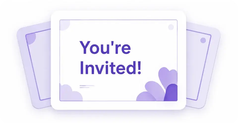 Digital Invitation Management template for branded event invitations.