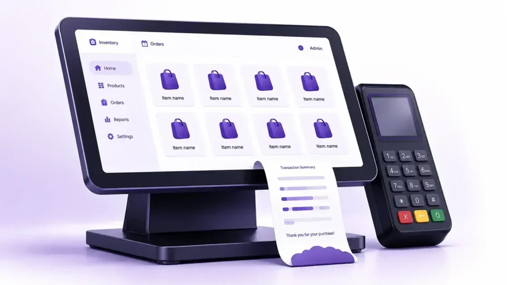 Retail EPOS software for managing products and in-store sales